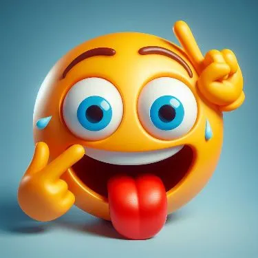 Emoji cười toe toét đáng yêu.