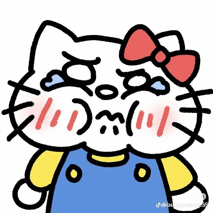 Avatar Hello Kitty cười nham hiểm thật bựa.