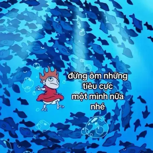 Meme khích lệ tinh thần bằng hình ảnh dễ thương và chân thành