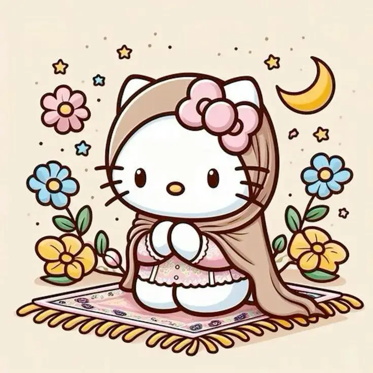 Avatar Hello Kitty kiều diễm gương mặt dịu dàng.