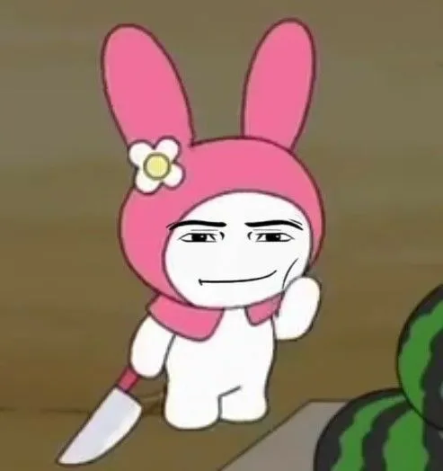 Avatar Hello Kitty vui vẻ nụ cười dễ thương.