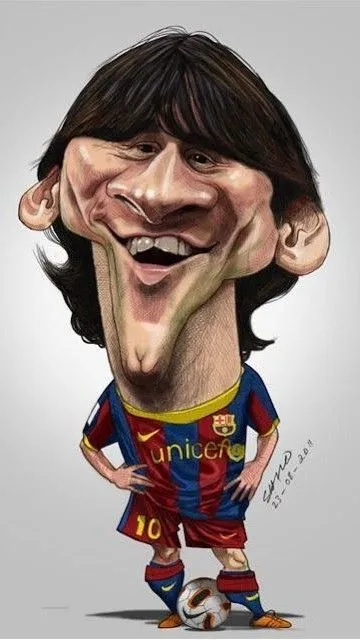 Biếm họa Messi hóa thân thành hoàng tử trên cỏ