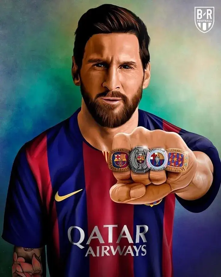 Tranh biếm họa Messi cõng cả đội tuyển trên vai