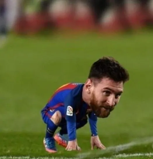 Tranh vui Messi chạy nhanh hơn cả gió bão