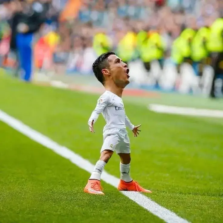 Biếm họa Ronaldo đang dứng dáng Siuuuu