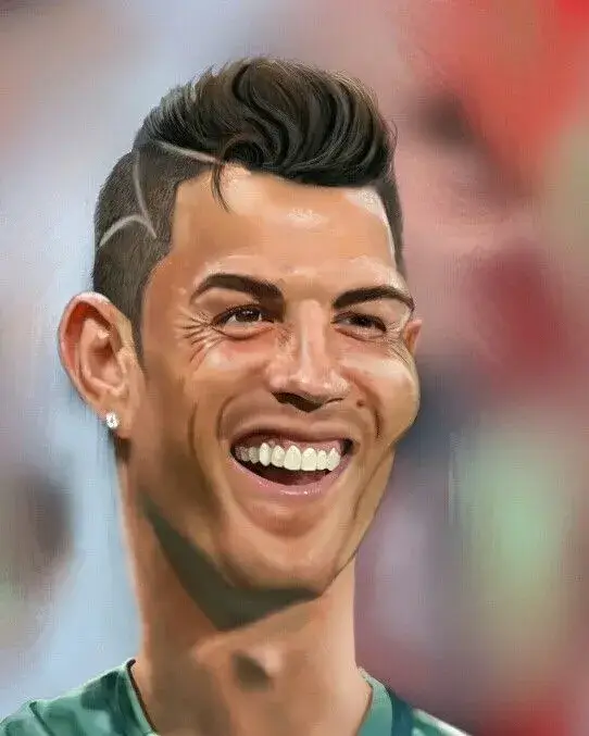Biếm họa Ronaldo hóa thầy giáo khó tính trên sân bóng