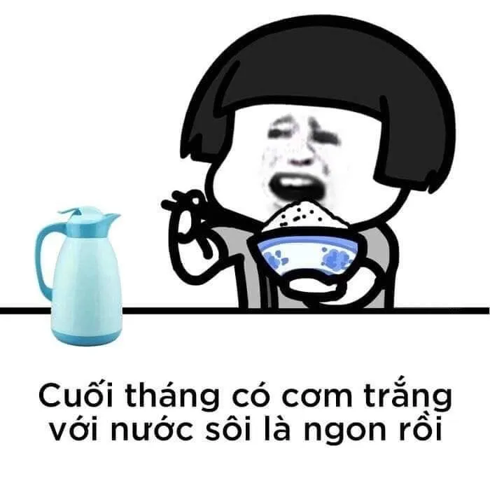 Meme cháy ví shopping lòng đầy nuối tiếc