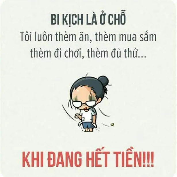 Hết sạch tiền tay không nhìn bầu trời