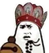 Hình gấu trúc troll bựa cosplay Đường Tăng