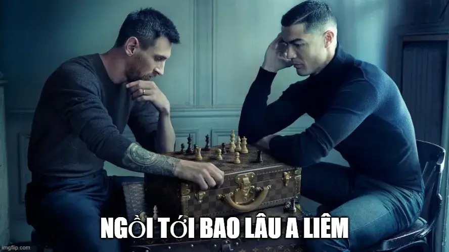 Meme CR7 và M10 cùng nhau lầy lội hết mức