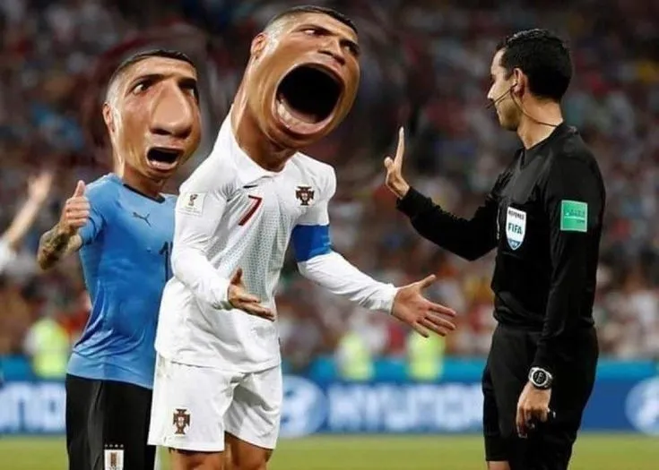 Ảnh chế Ronaldo mặn mòi