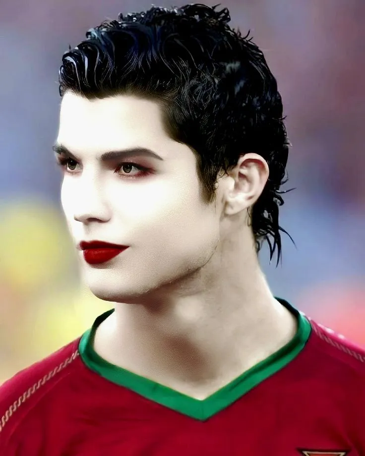 Meme Ronaldo mặt trắng bóc