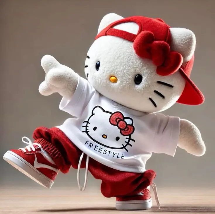 Hình minh họa mèo kawaii tinh khôi cực dễ mến.