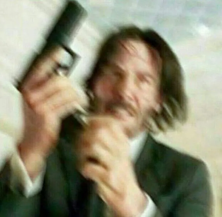 John Wick giận dữ chuẩn bị xả súng