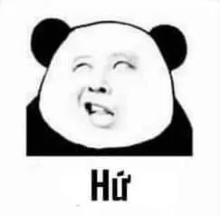 Biểu cảm gấu trúc "Hứ" tỏ ý khinh bỉ