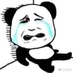 Meme gấu trúc weibo mặt khóc hài hước
