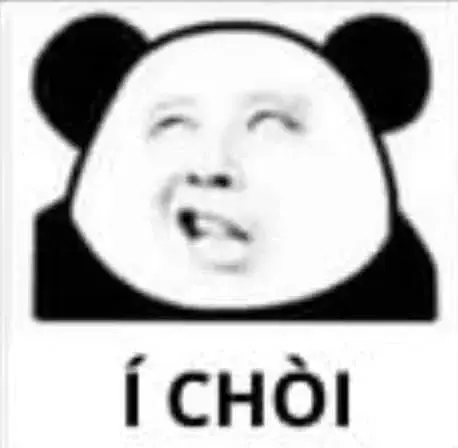 Gấu trúc mặt troll láu cá, biểu cảm đáng yêu.