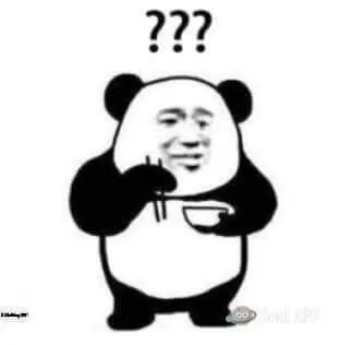 Meme gấu trúc weibo mặt hài hước tếu táo đang ăn mì