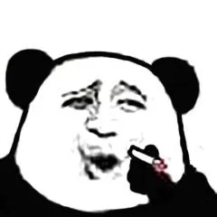 Gấu trúc Weibo hút thuốc lầy lội