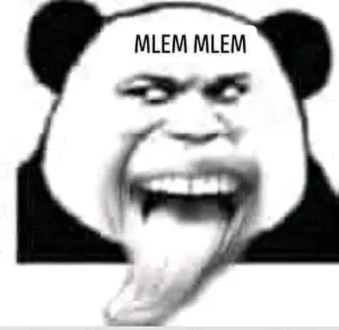 Meme gấu trúc weibo lè lưỡi ra liếm rất nham nhở
