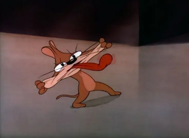 Jerry lè lưỡi lêu lêu