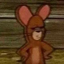 Jerry bị cán dẹp lép