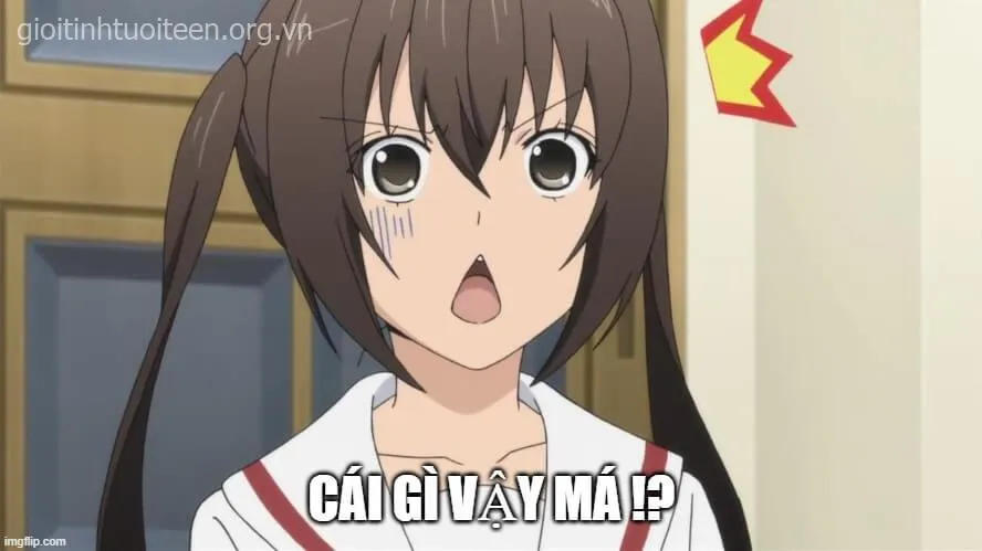 Biểu cảm bất ngờ ánh mắt bối rối, gương mặt phũ phàng