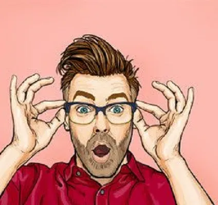 Biểu cảm bất ngờ ngơ ngác, ánh mắt tròn xoe cực thú vị