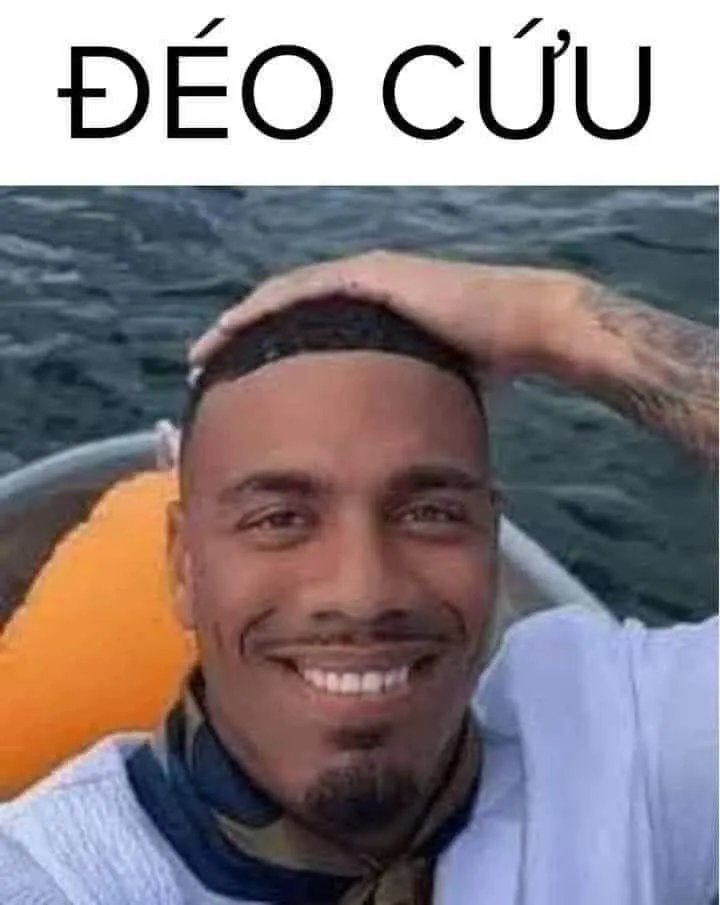 Meme hài hước bất lực, vừa đau khổ vừa lầy lội.