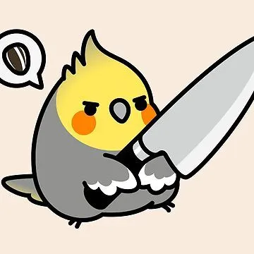 Ảnh chế cầm dao tạo cảm giác buồn cười.