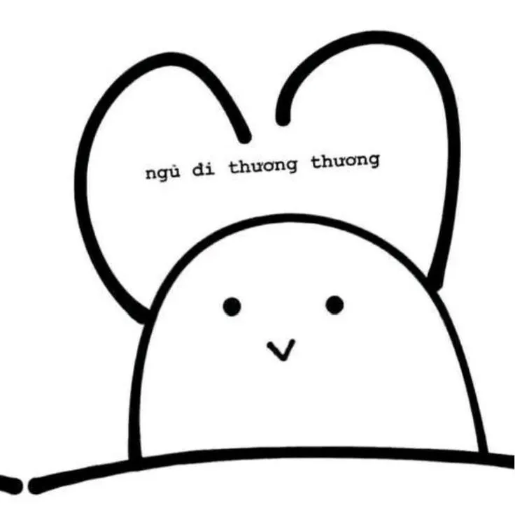 Hình troll nhắn lời ngủ ngon thiệt chill