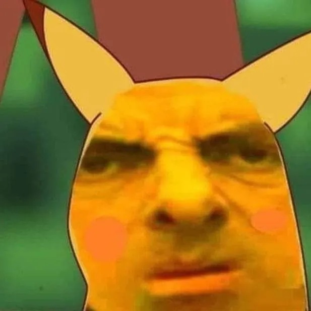 Pikachu troll face