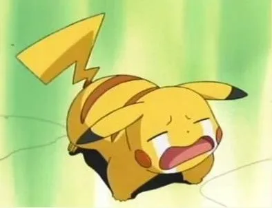 Ảnh Pikachu khóc bựa khiến netizen cười lăn lộn