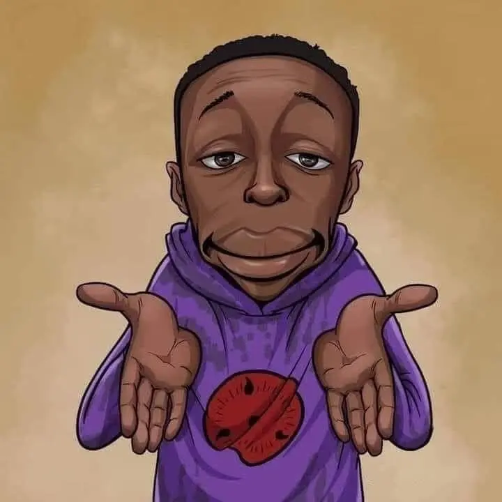 Hình vui anh da đen đưa tay chỉ trỏ lầy