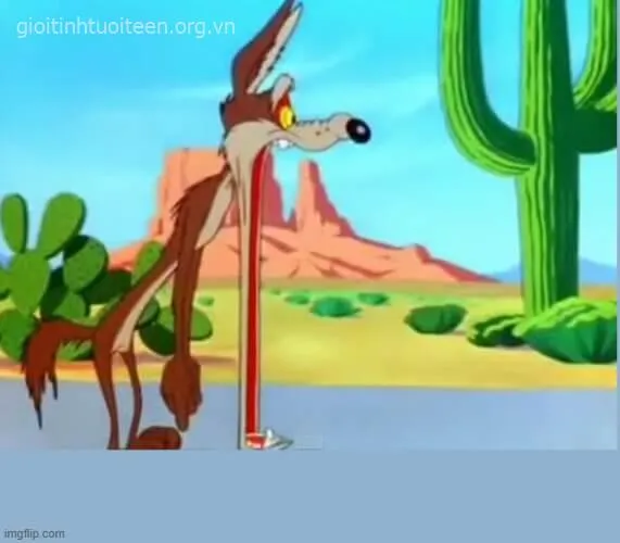 Biểu cảm há mồm cằm đụng đất