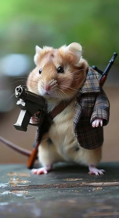 Ảnh hamster tươi sáng cực kỳ dễ thương