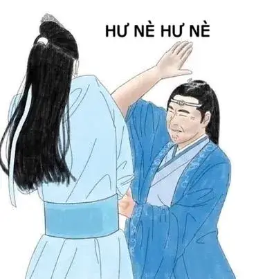 Ảnh meme hư nè đánh vai buê đuê dễ thương