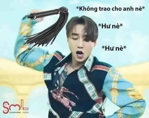 Meme hư nè buê đuê với phong cách hài hước