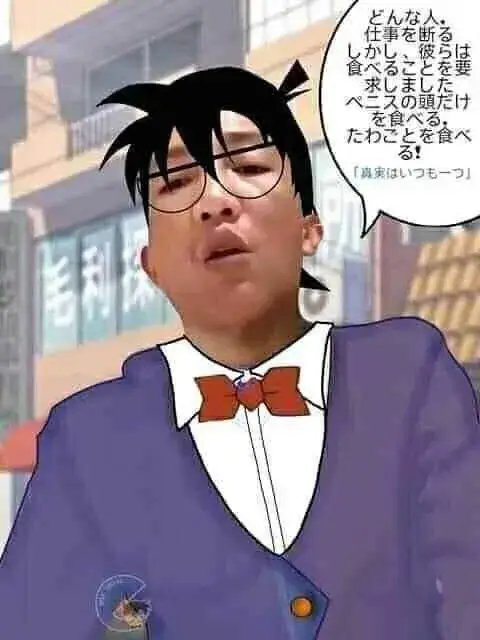 Ảnh chế thầy Huấn cosplay Conan nói đạo lý