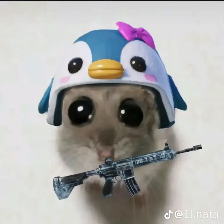 Ảnh mèo bựa cầm súng tiểu liên ngầu như gangster chính hiệu