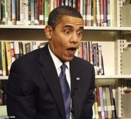 Nhìn xong meme Obama ngạc nhiên này chỉ biết thốt lên: “hả, thiệt luôn á?”
