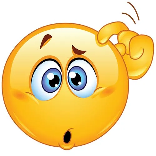 Icon bối rối mắt tròn xoe cực buồn cười