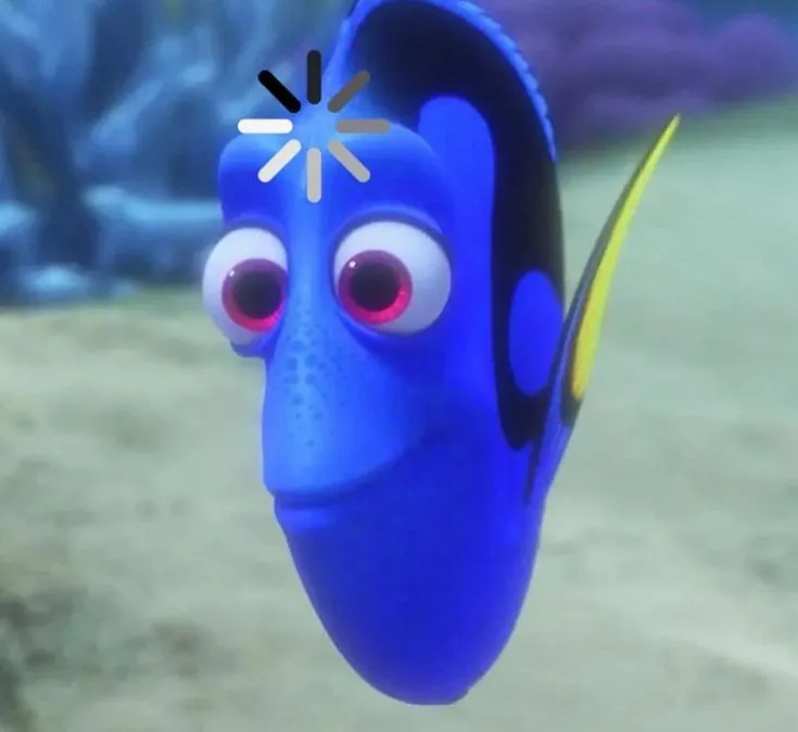 Meme cá hề ánh mắt ngơ ngác miệng hé mở cực hài