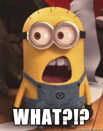 Biểu cảm Minions rối não dáng người cứng đờ cực lố