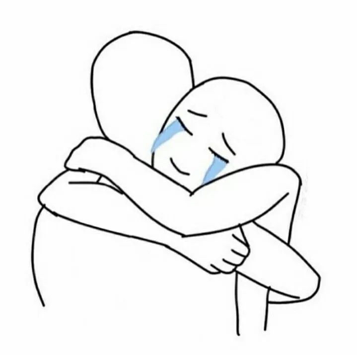 Meme ôm nhau biết ơn chân thành