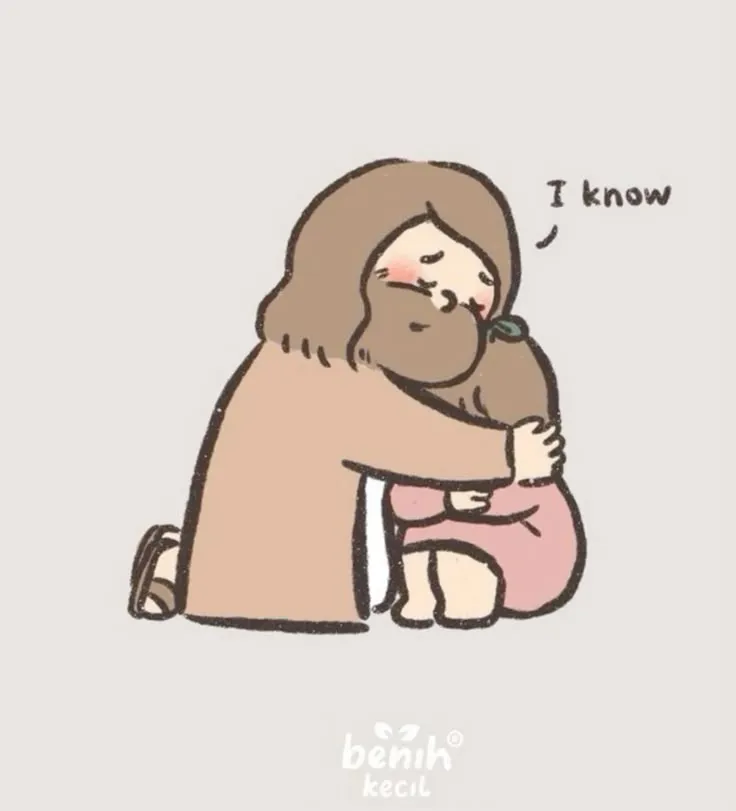 Ôm tình cảm sâu sắc khiến nỗi buồn tan biến.