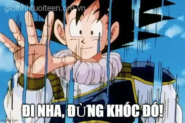 Hình ảnh Songoku giã từ hài hước
