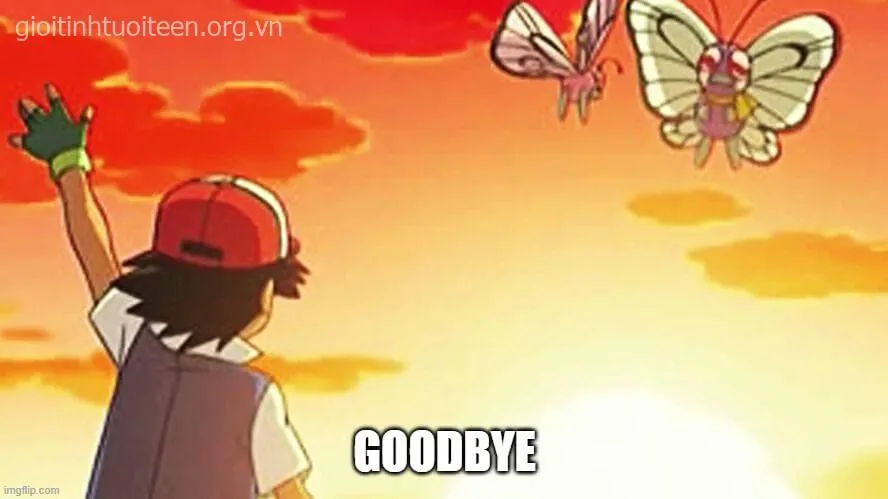 Meme chào goodbye