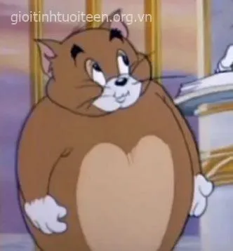 Meme Jerry nháy mắt tinh quái cực kỳ dễ thương.