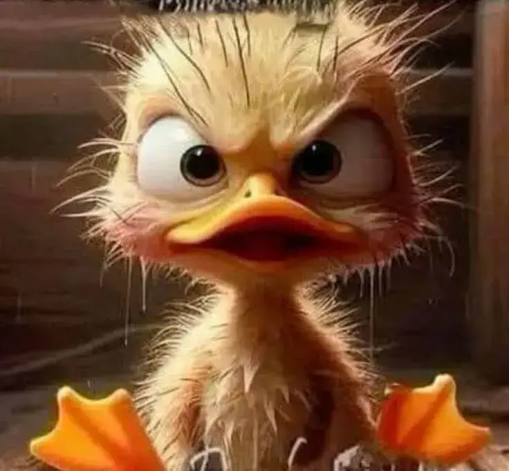 Biểu cảm tức điên, mặt đỏ hầm hầm.